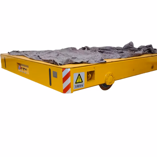 Agv Rgv Rail Guided Vehicle Trolley for Factory Delivery Using